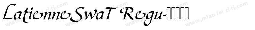 LatienneSwaT Regu字体转换